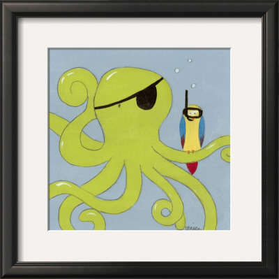 Captain Calamari by Erica J. Vess Pricing Limited Edition Print image