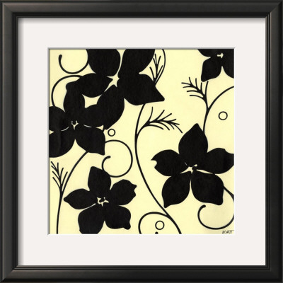 Cream With Black Flowers by Norman Wyatt Jr. Pricing Limited Edition Print image