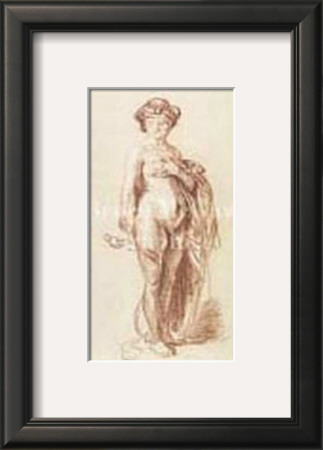 Nude Woman With A Snake C.1637 by Rembrandt Van Rijn Pricing Limited Edition Print image