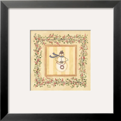 Snowman With Nest by Stephanie Marrott Pricing Limited Edition Print image