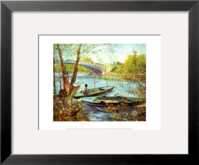 Fishing In The Spring, Pont De Clichy, C.1887 by Vincent Van Gogh Pricing Limited Edition Print image