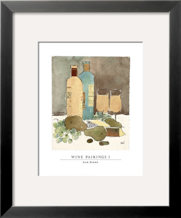 Wine Pairings I by Sam Dixon Pricing Limited Edition Print image