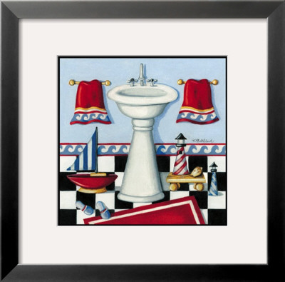 Nautical Bath Ii by Kathy Middlebrook Pricing Limited Edition Print image