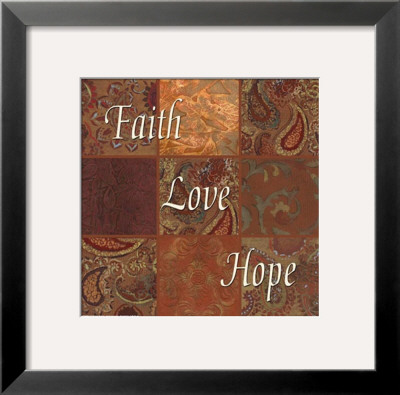 Words To Live By, Faith, Love, Hope by Smith-Haynes Pricing Limited Edition Print image