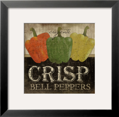 Crisp Bell Peppers by Jennifer Pugh Pricing Limited Edition Print image