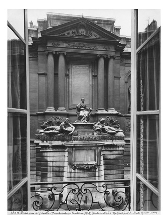 View Of The Fountain Of The Four Seasons, Central Part, Rue De Grenelle, 1739-46 by Edme Bouchardon Pricing Limited Edition Print image