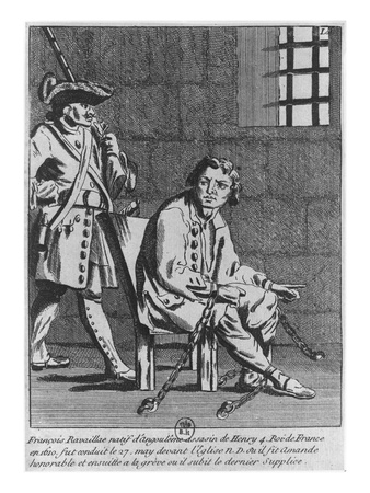 Francois Ravaillac, The Assassin Of King Henri Iv, In Prison by French School Pricing Limited Edition Print image