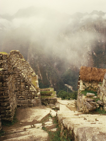 Looking Down Ancient Remains Of Machu Picchu, Peru by Pete Oxford Pricing Limited Edition Print image