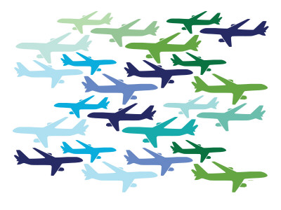Airplane Pattern by Avalisa Pricing Limited Edition Print image