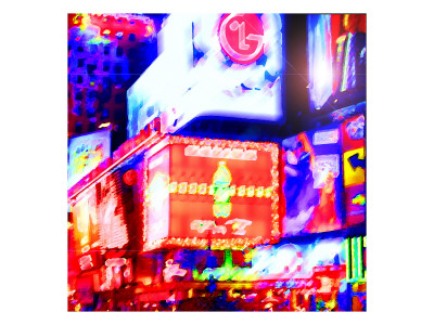 Times Square Neon, New York by Tosh Pricing Limited Edition Print image