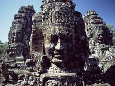 Bayon Temple, Angkor, Cambodia by George Chan Pricing Limited Edition Print image