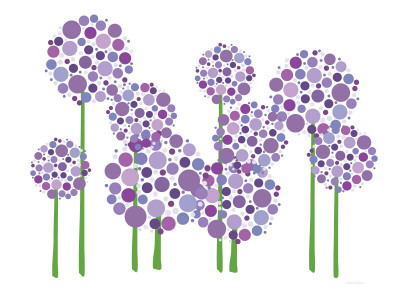 Purple Allium by Avalisa Pricing Limited Edition Print image