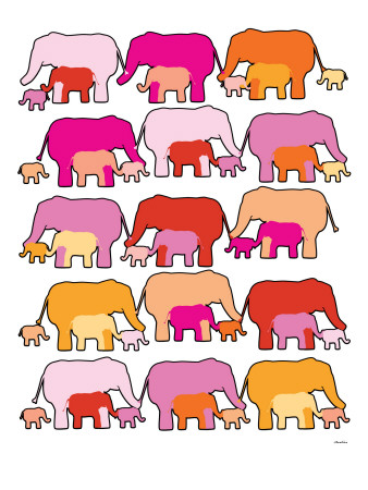 Warm Elephants by Avalisa Pricing Limited Edition Print image