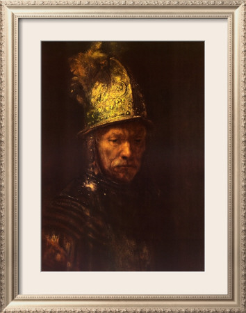 Man With Helmet by Rembrandt Van Rijn Pricing Limited Edition Print image