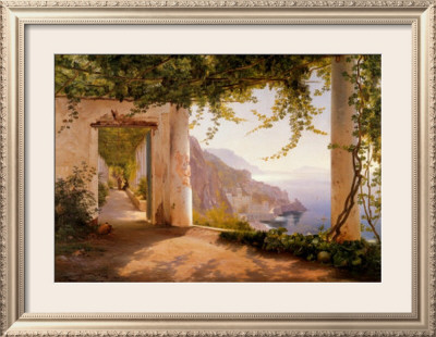Amalfi Dia Cappuccini by Carl Frederic Aagaard Pricing Limited Edition Print image