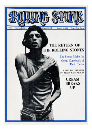 Mick Jagger, Rolling Stone No. 15, August 1968 by Dean Goodhill Pricing Limited Edition Print image