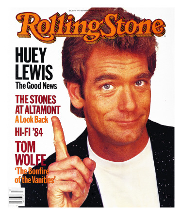 Huey Lewis , Rolling Stone No. 430, September 1984 by Aaron Rapoport Pricing Limited Edition Print image