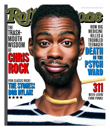 Chris Rock, Rolling Stone No. 770, October 1997 by Mark Seliger Pricing Limited Edition Print image
