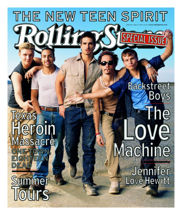 Backstreet Boys, Rolling Stone No. 813 (Cover B), May 1999 by Mark Seliger Pricing Limited Edition Print image