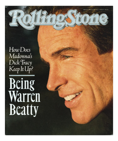 Warren Beatty, Rolling Stone No. 579, May 31, 1990 by Herb Ritts Pricing Limited Edition Print image