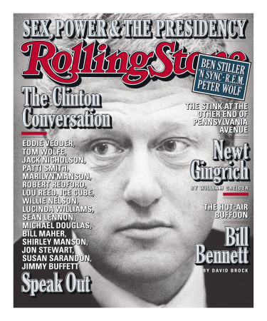 President Clinton, Rolling Stone No. 799, November 12, 1998 by Mark Seliger Pricing Limited Edition Print image