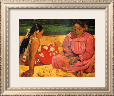 Tahitian Women On The Beach by Paul Gauguin Pricing Limited Edition Print image