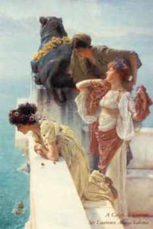 A Coign Of Vantage by Sir Lawrence Alma-Tadema Pricing Limited Edition Print image