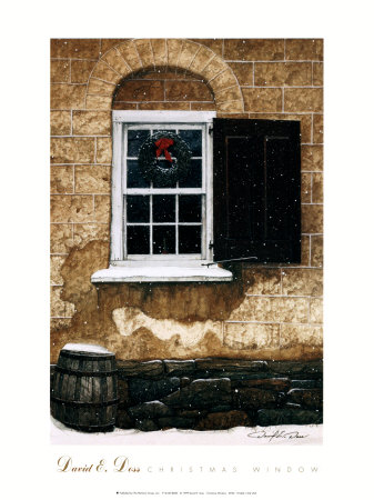 Christmas Window by David Doss Pricing Limited Edition Print image