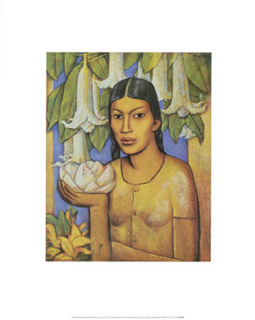 India De Las Floripondias by Alfredo Ramos Martinez Pricing Limited Edition Print image