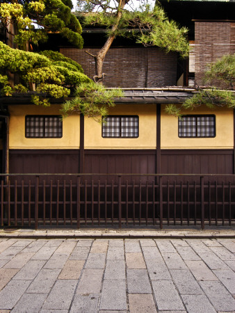 Ochaya (Teahouse) Exterior, Gion District by Mark Hemmings Pricing Limited Edition Print image