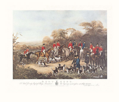 The Bury Hunt by Charles D'agar Pricing Limited Edition Print image
