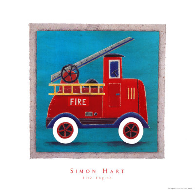 Fire Engine by Simon Hart Pricing Limited Edition Print image
