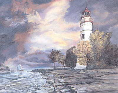 Lighthouse I by Jonnie Chardonn Pricing Limited Edition Print image