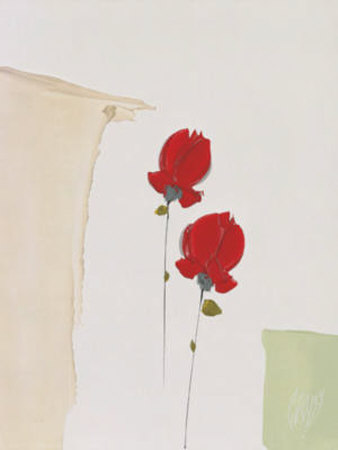 Deux Petites Roses Rouges by Christian Choisy Pricing Limited Edition Print image