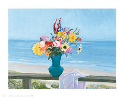 Flowers And Ocean, September by Frank Trefny Pricing Limited Edition Print image