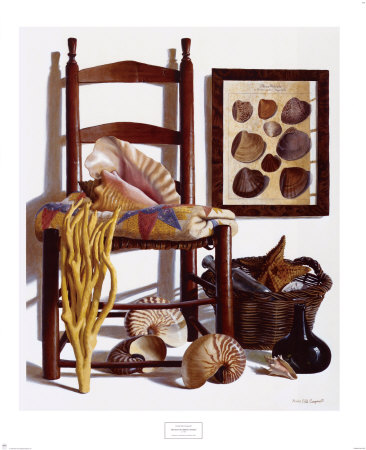 The Beachcomber's Basket, 1989 by Pauline Eblé Campanelli Pricing Limited Edition Print image
