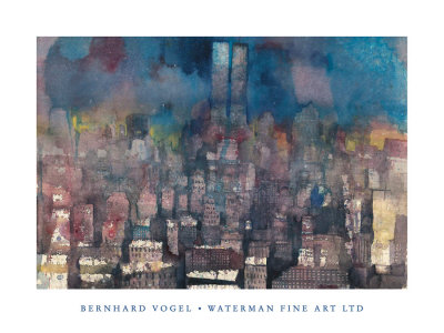 New York By Night by Bernhard Vogel Pricing Limited Edition Print image