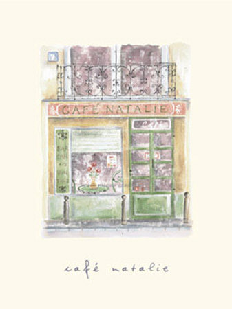 Cafe Natalie by Jane Claire Pricing Limited Edition Print image