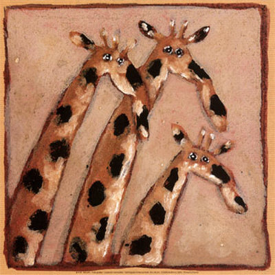 Trois Girafes by Herve Maury Pricing Limited Edition Print image
