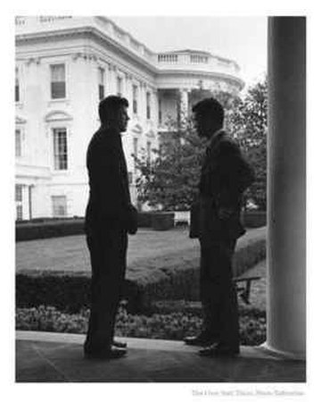 John F. Kennedy And Robert F. Kennedy, May 1961 by George Tames Pricing Limited Edition Print image