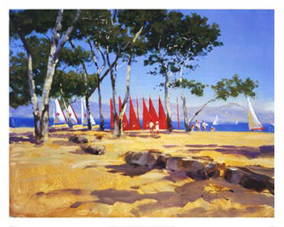 Sailing Club by John Haskins Pricing Limited Edition Print image