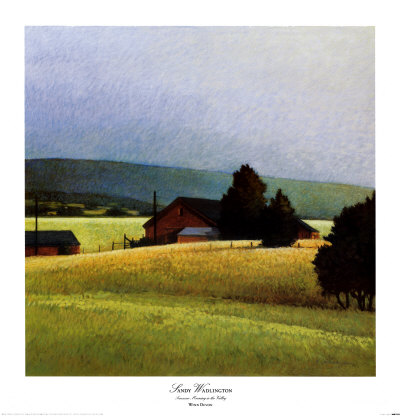 Summer Morning In The Valley by Sandy Wadlington Pricing Limited Edition Print image