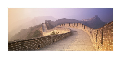 Great Wall Of China, Dawn, Badaling, Northwest Of Beijing by Peter Adams Pricing Limited Edition Print image