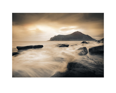 Sepia Sea, Lofoten Islands by Andreas Stridsberg Pricing Limited Edition Print image