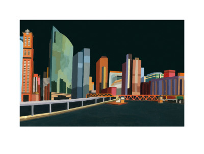 Chicago River View by Andy Burgess Pricing Limited Edition Print image