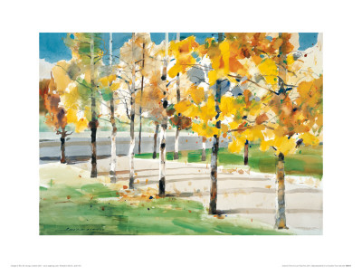 Autumn Trees by Law Wai Hin Pricing Limited Edition Print image