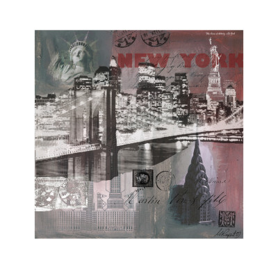 New York By Night by Martine Rupert Pricing Limited Edition Print image