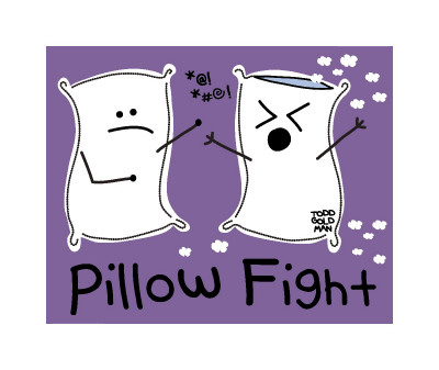 Pillow Fight by Todd Goldman Pricing Limited Edition Print image
