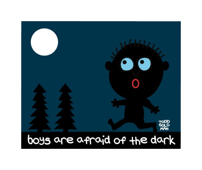 Boys Afraid Of Dark by Todd Goldman Pricing Limited Edition Print image