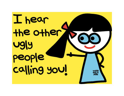 Ugly People Calling You 2 by Todd Goldman Pricing Limited Edition Print image